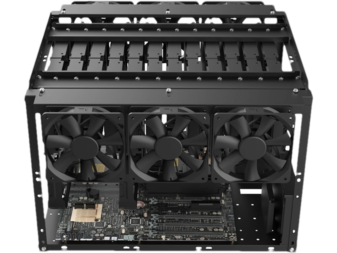 Gabinete Para Minería: Carcasa De Computadora Con Plataforma De Minería Y Estructura Para Pc.