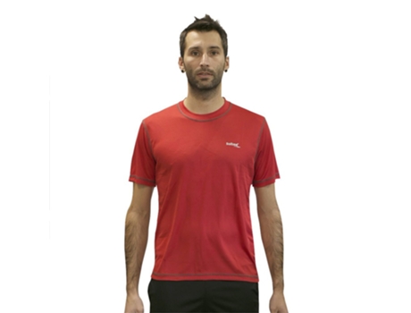 Camiseta de Hombre para Fitness SOFTEE Technics Dry Rojo (12 años)