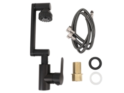 Grifo universal multifuncional de agua caliente y fría, grifo giratorio de acero inoxidable, brazo robótico, grifo giratorio para lavabo de baño