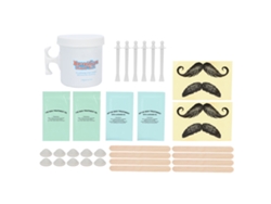 Kit De Cera Depilatoria Microondas 150g Con Protector De Dedos Y Palillos