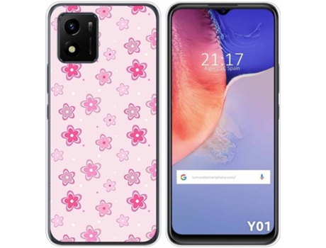 Carcasa Vivo Y01 TUMUNDOSMARTPHONE Dibujos Flores Multicolor