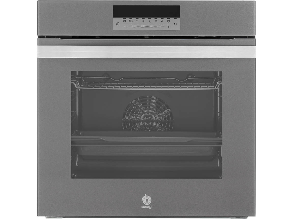 Horno BALAY 3HB5888A0 (71 L - 59.4 cm - Hidro y Pirolítico - Negro)