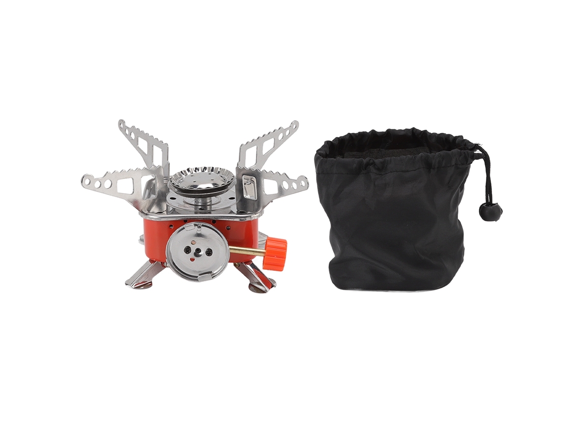 Mini Hornillo De Gas Plegable Cuadrado Portátil Para Camping Y Picnics.