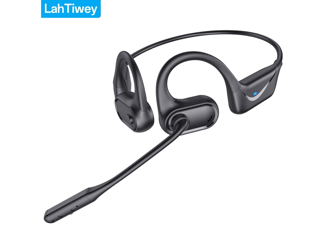 FONES DE OUVIDO Bluetooth MDUG com microfone, design aberto, Bluetooth 5.4 e cancelamento de ruído