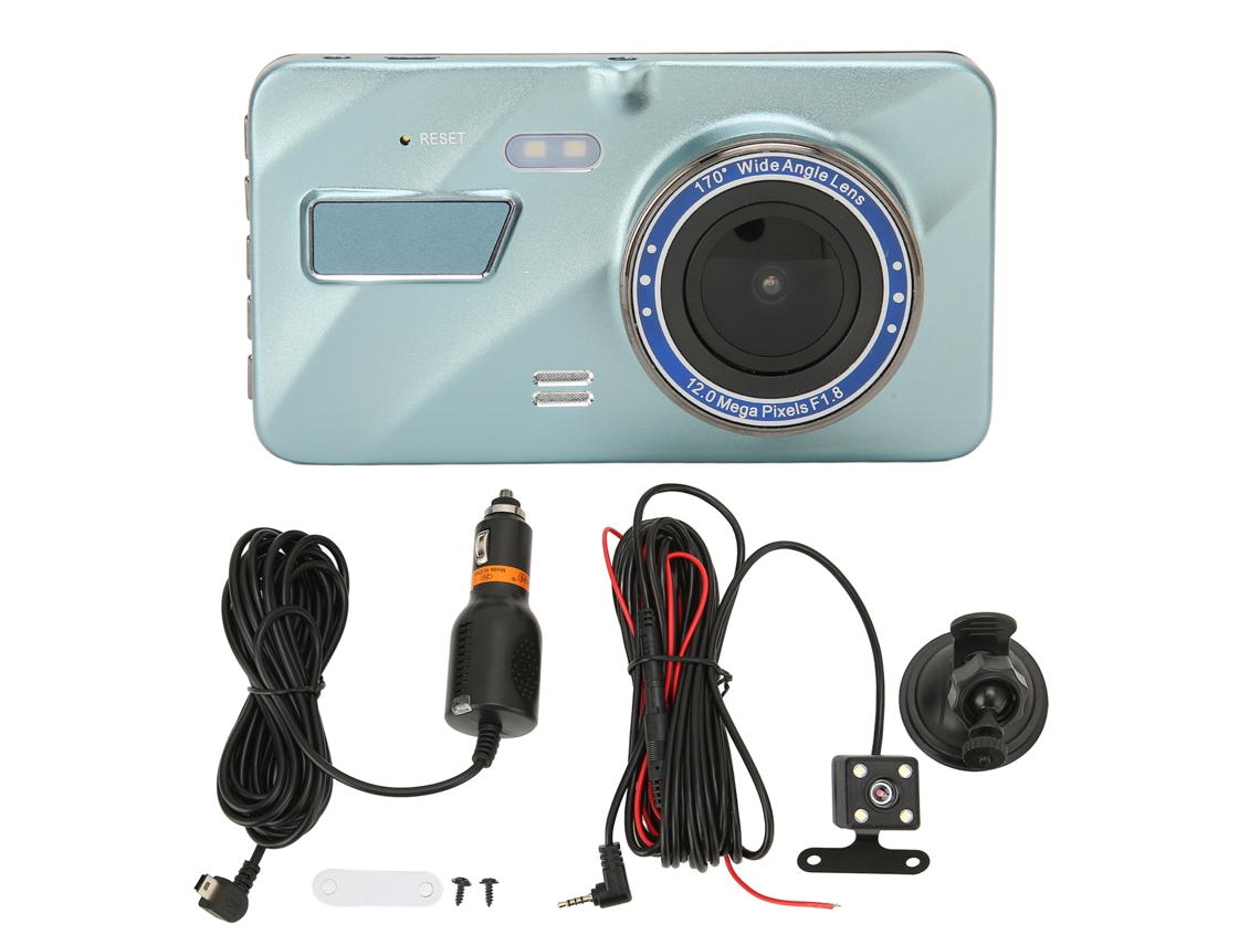 Câmera De Carro Dvr 4 Polegadas 1080p Sensor G 170° Visão Noturna Loop Recording X96