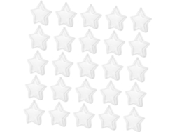 25 Cajas De Dulces Transparentes Con Forma Estrella, Adornos Navideños Colgantes