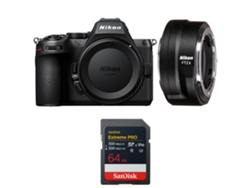 Z5 II + FTZ II + 1 tarjeta SDXC Sandisk Extreme Pro UHS II de 64 GB + libro electrónico “20 consejos para fotos impresionantes” NIKON
