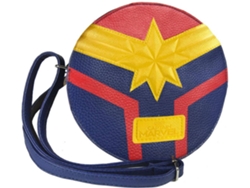 Bandolera CAPTAIN MARVEL (Azul Marino - Poliuretano - 17x17x6 cm)