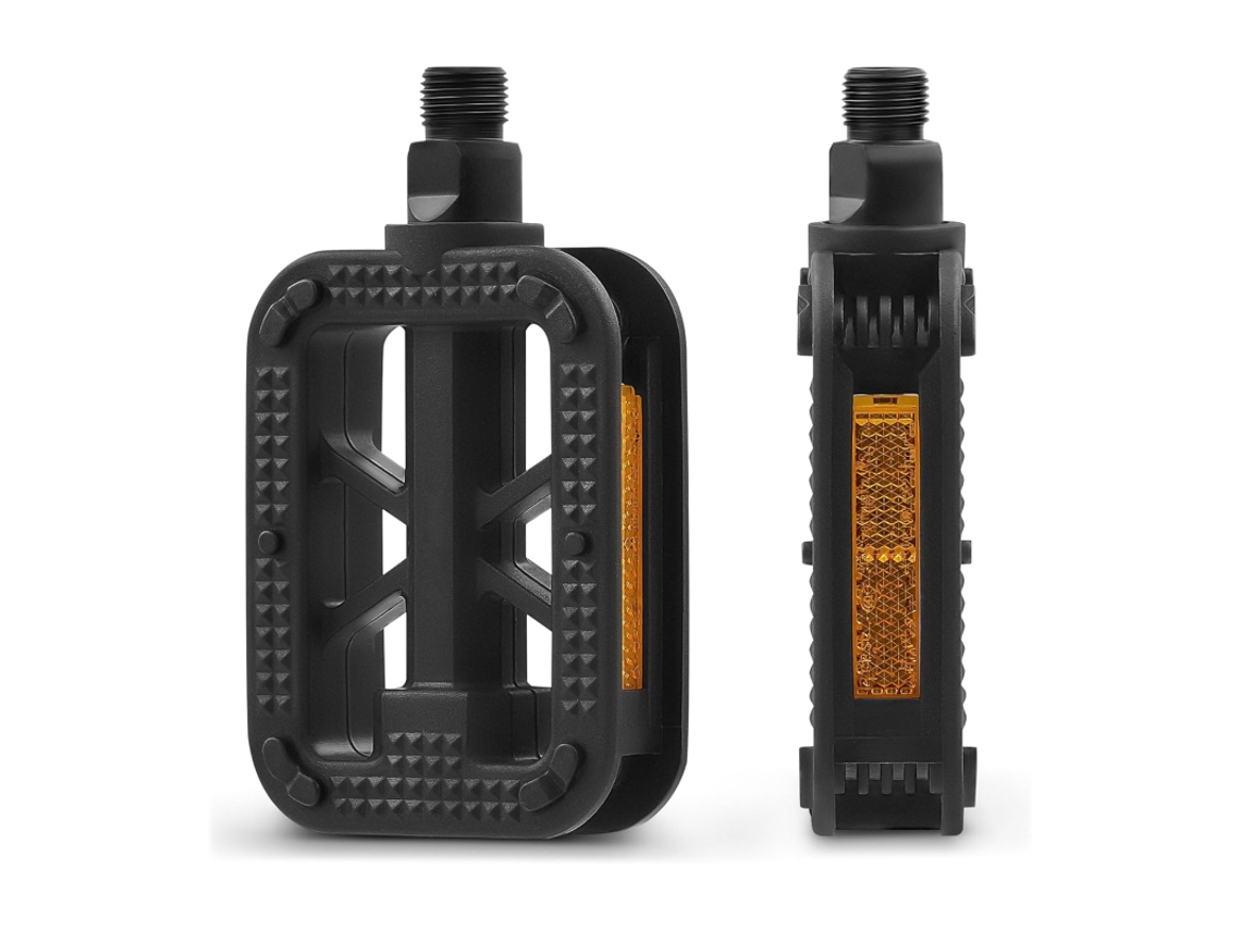 Pedales ultraligeros para bicicleta de montaña, plataforma plana, rodamientos sellados.