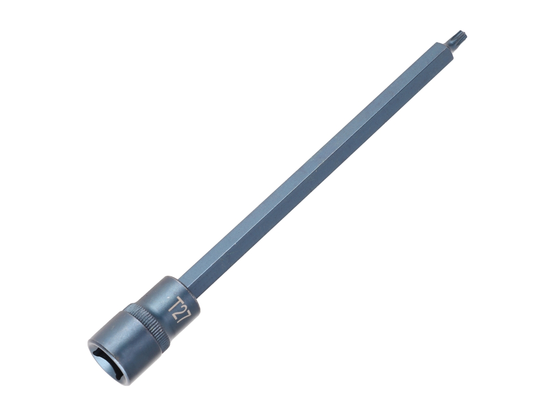 Destornillador De Estrella Bit Socket 1/2 Pulg S2 Acero Aleado Herramienta Hardware Para Llave T27