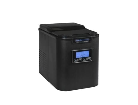 Máquina de Hacer Hielo Kitchenchef Yt-E-005Cb1 Negro 140W 3 Tamaños de Cubitos de Hielo Soporte para Filtro Pantalla Lcd