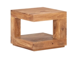 Mesa de Centro de Apoyo 45X45X40 Cm Madera de Acacia Maciza