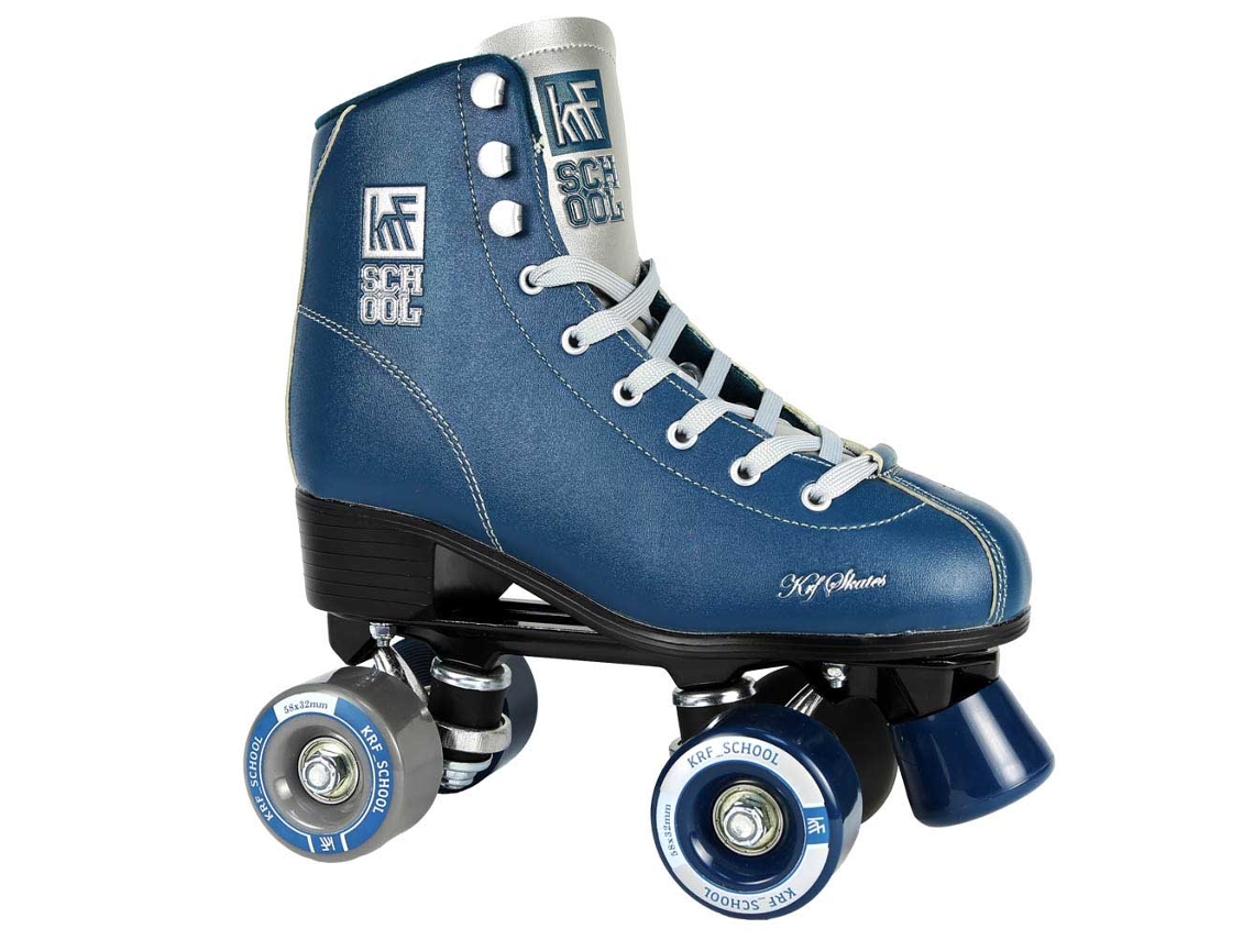 Patins 4 Rodas School Pro Roller Azul Eu 44Krf
