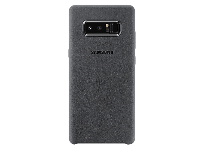 Carcasa SAMSUNG Galaxy Note 8 Alcantara Gris