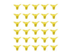 30 Piezas De Repuesto Para Comedero De Pájaros, De Plástico, Accesorios De Jardín, Color Amarillo.