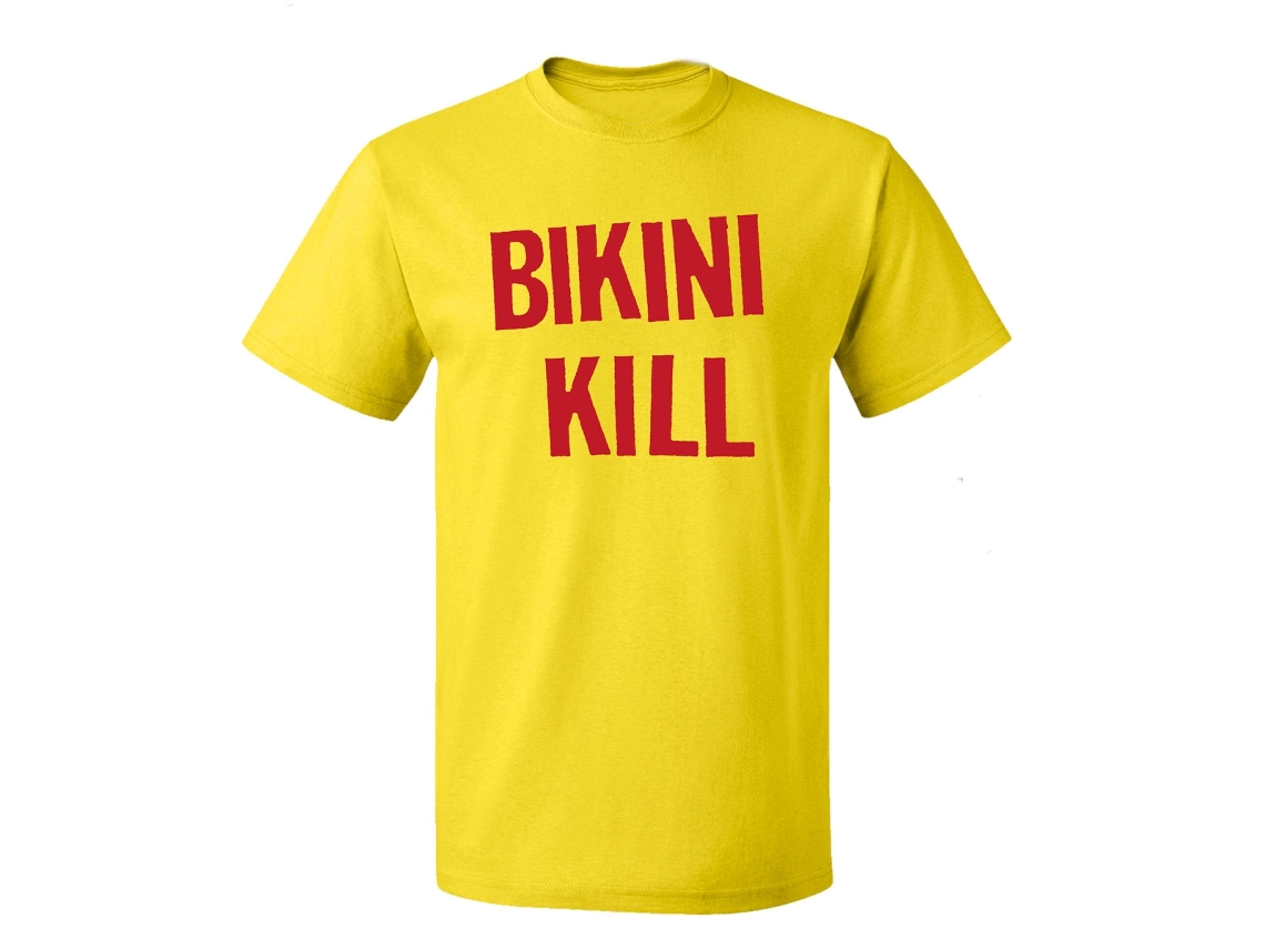 Camiseta Bikini Kill Yellow Flyer ROCKINSTONE Unisex Adulto Más vendido Talla: M