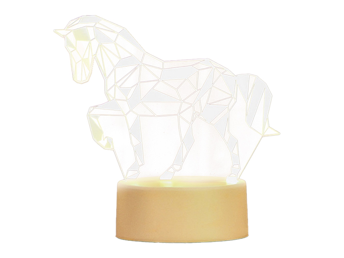 Candeeiro De Mesa Acrílico - Luz Quente Monocromática - Plug-In Usb (Soporte De Lâmpada Branco) - Baima JEIIBRZUI