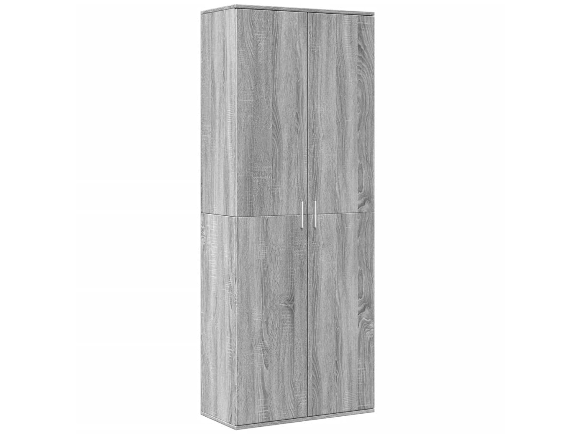 Armario alto Maison Exclusive en madera procesada gris Sonoma (70 x 35 x 180 cm)