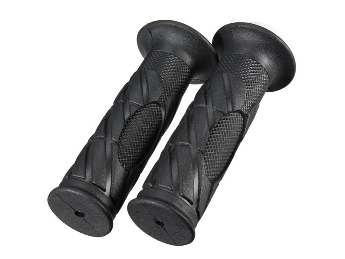 Tubo de acelerador giratorio, puños de manillar de 22 mm y 7/8 pulgadas, goma blanda universal para motocicletas