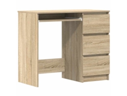 Escritorio VIDAXL Marrón Madera contrachapada (90x45x76 cm)