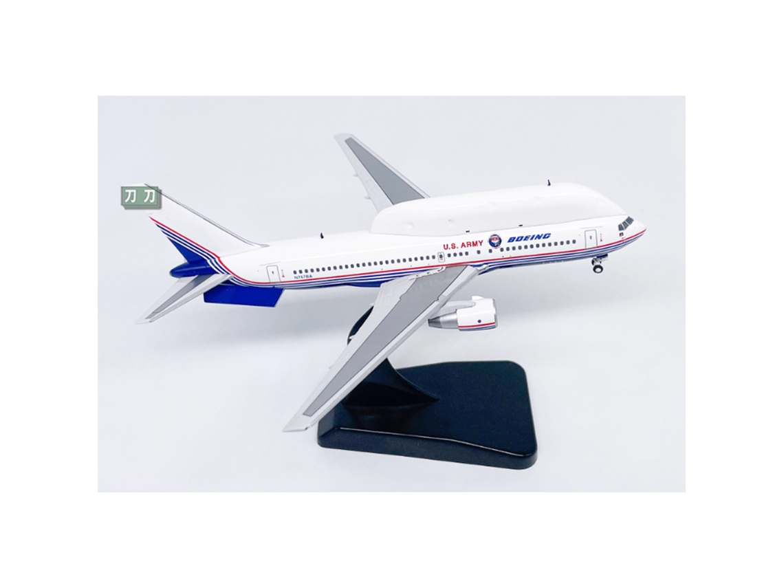 Modelo De Avión De Aleación Fundida A Presión Boeing 767-200, Plataforma De Pruebas De Vigilancia Aérea N767ba, A Escala 1/400