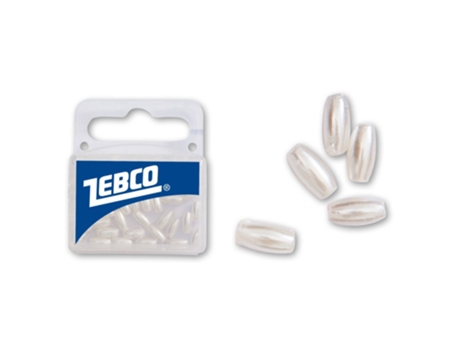 Paquete de 100 cuentas ZEBCO Z-Sea Rice Beads 6 mm/3 mm /1 mm