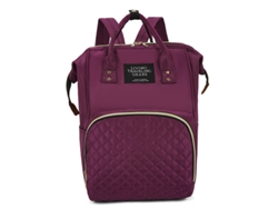 Mochila premamá CZHHMART - Práctica y elegante, gran capacidad, color morado.