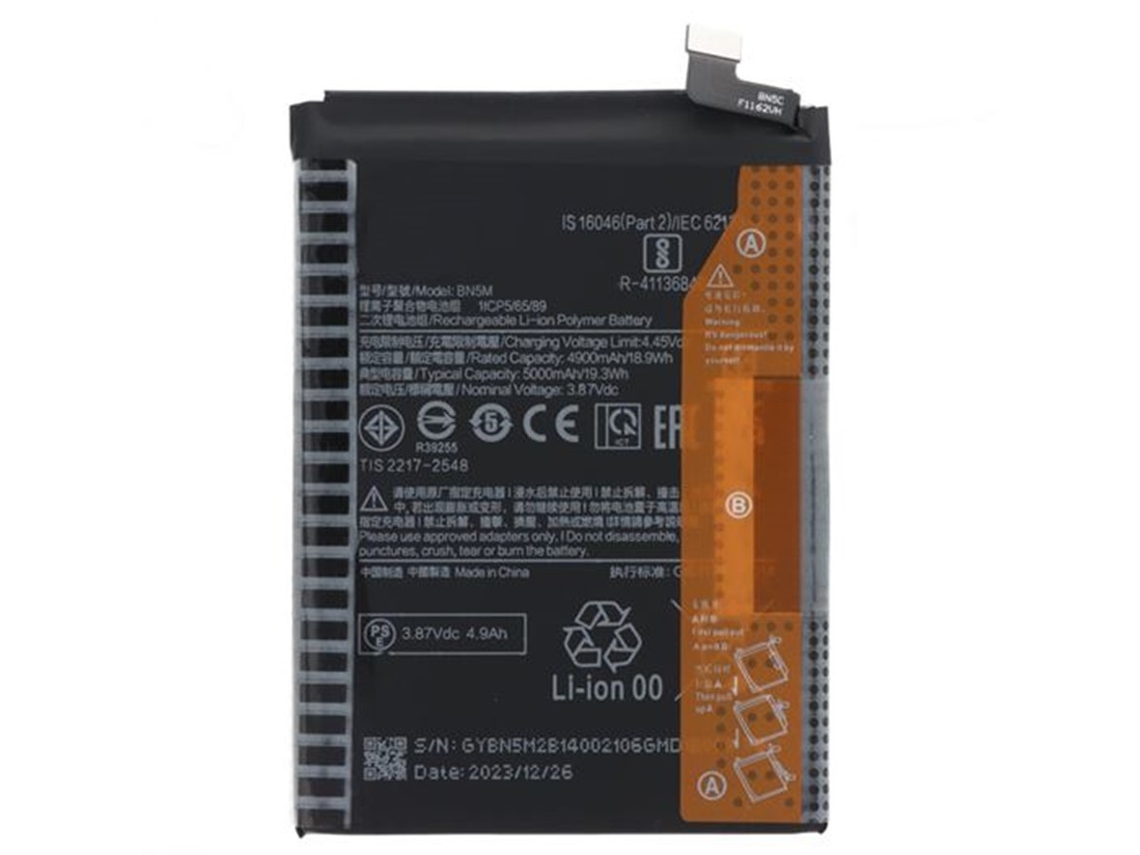 Bateria Interna Bn5m Compatible Con Xiaomi Redmi Note 12 4g Repuesto 5000mah