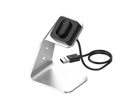 Soporte de cargador universal para Fitbit Inspire/Inspire HR/Ace 2 de aleación de aluminio con protección de chip de carga rápida