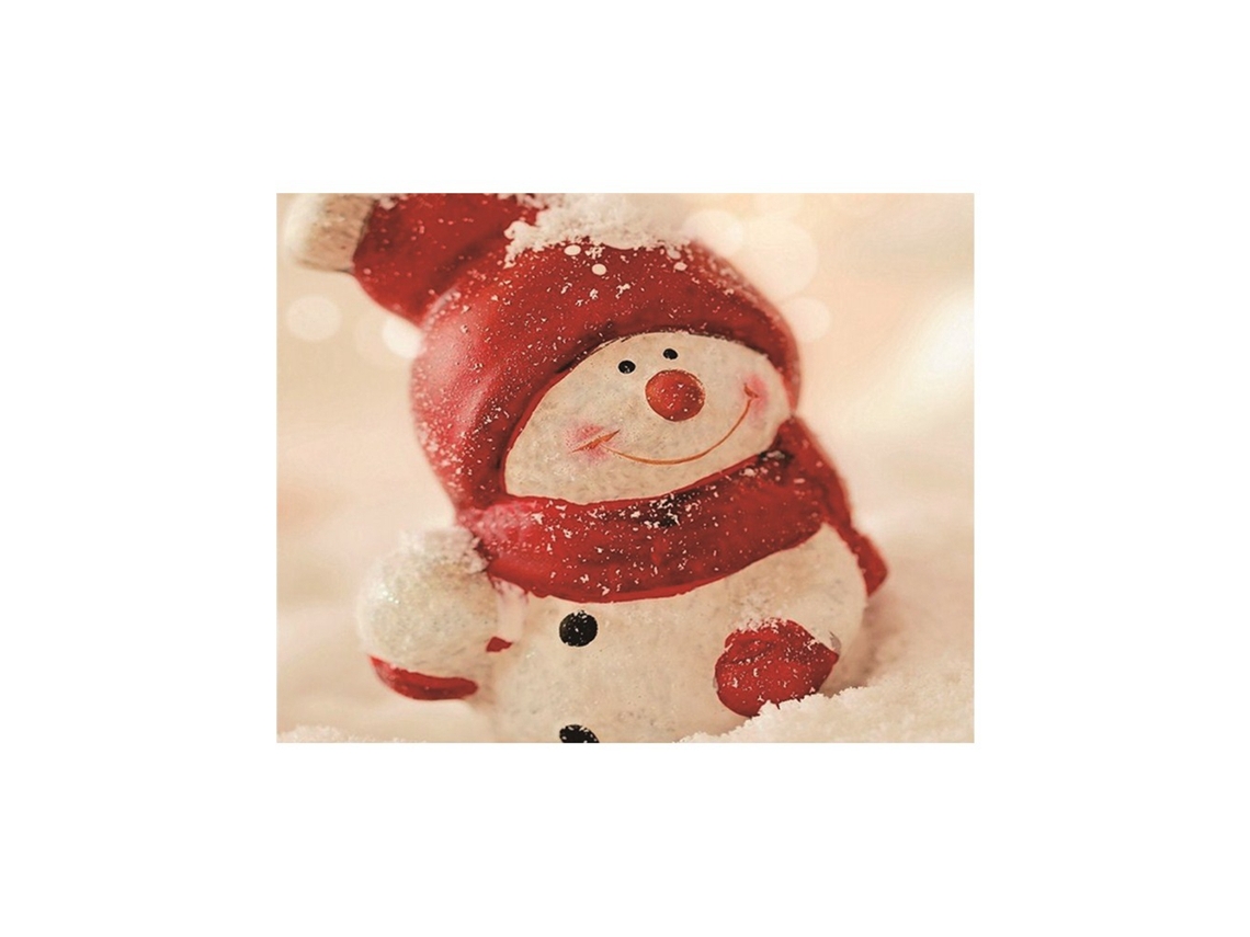 Kit De Pintura De Diamantes Diy - Manual De Diamantes De Imitación Estéreo De Muñeco De Nieve Para Niños N.° 2