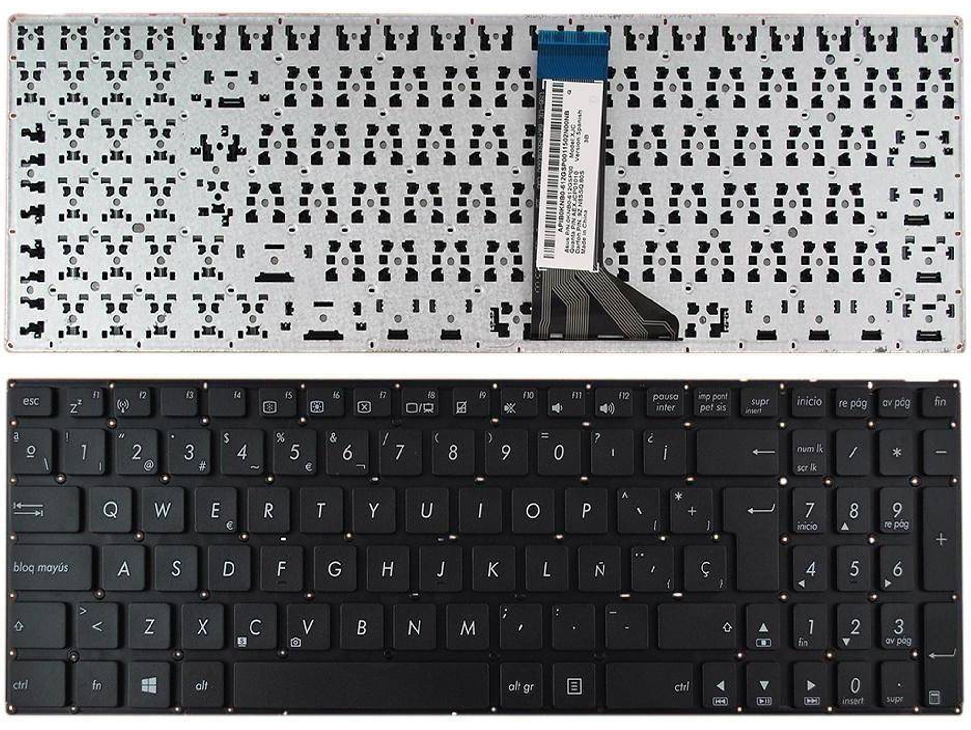 Teclado para Portátil Asus X550L