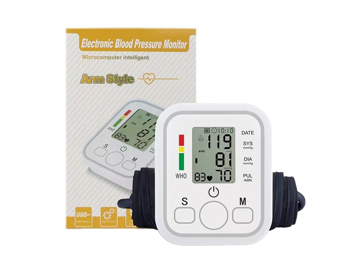 Automatic Digital Arm Blood Pressure Monitor, High-precision Intelligent Sensing Technology Ensures Accurate Systolic Blood Pressure