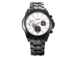 Reloj De Cuarzo Para Hombre Con Brazalete De Acero Inoxidable, Resistente Al Agua, Estilo Moderno.