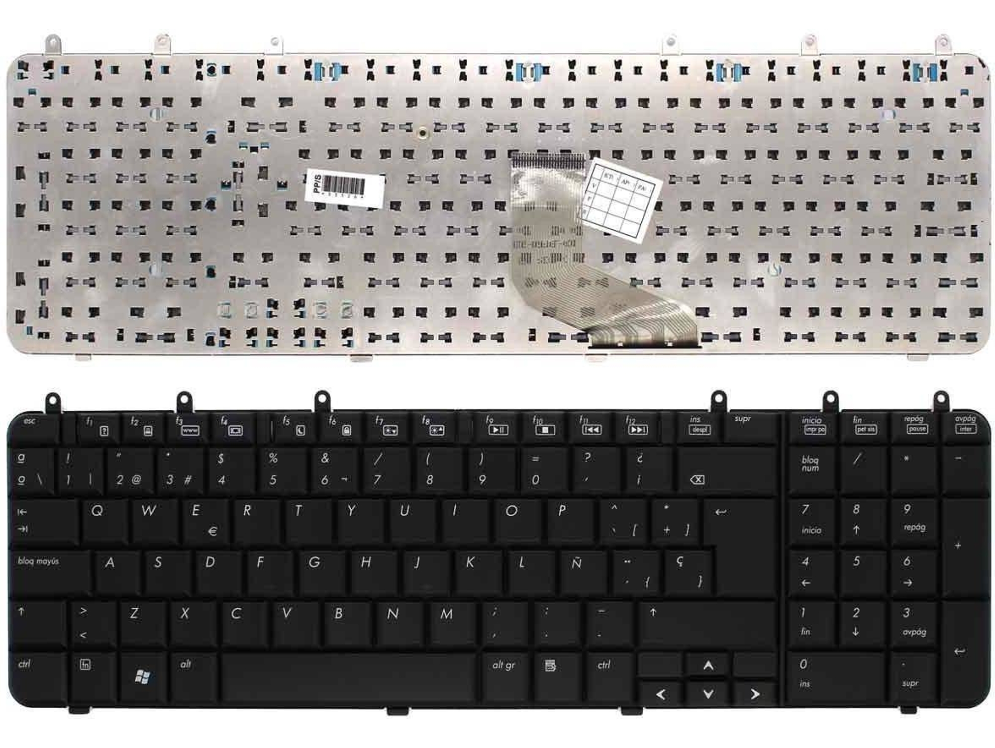 Teclado para Portátil HP Pavilion Dv7-2230Es Dv7-3010Ss Dv7-2225Ss