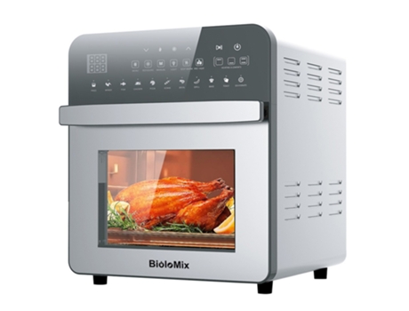 Horno de freidora de aire de doble calentamiento BioloMix MA528T 1700W Tostador sin aceite Capacidad de 15L 11 preajustes