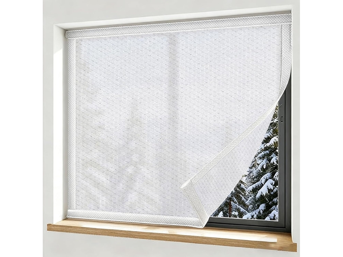 Lámina Aislante Térmica Para Ventanas, Lámina De Material Grueso Kit Aislamiento Ventanas Invierno, Alta Du...