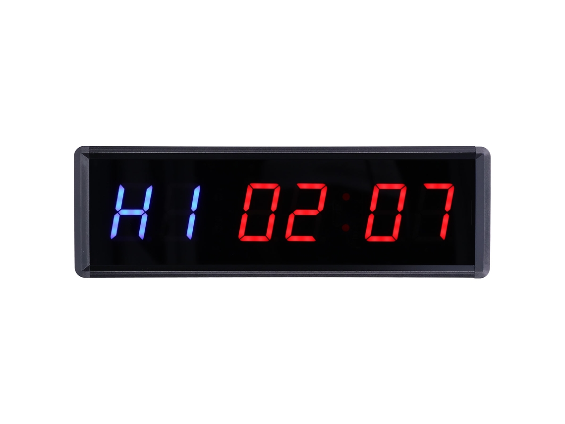 Temporizador De Intervalos Con Pantalla Led Digital 1.5 Pulgadas, Cuenta Regresiva/adelante Y Control Remoto Para Gimnasio Hogar Oficina