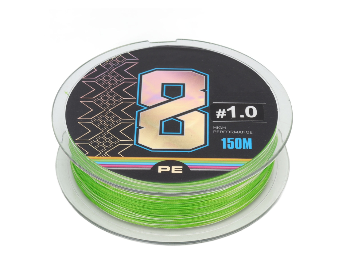 Hilo De Pesca De Pe, 8 Hebras Trenzadas, 150 M, Resistente Al Desgaste, Accesorios De Pesca Para Exteriores, 1.0