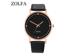 Reloj De Pulsera De Cuarzo Para Mujer Con Correa De Pu, Estilo Moderno, Pantalla Analógica, Negro.