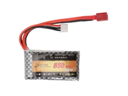 Mali bateria Lipo 7.4v 2s 25c 850mah com Plug T para Rc Truck Xlh Q903 Q901 Q902 1/16 Carro de Corrida