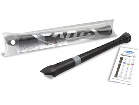 Flauta de Pico Alto NUVO N310Rd Black(Escolar)