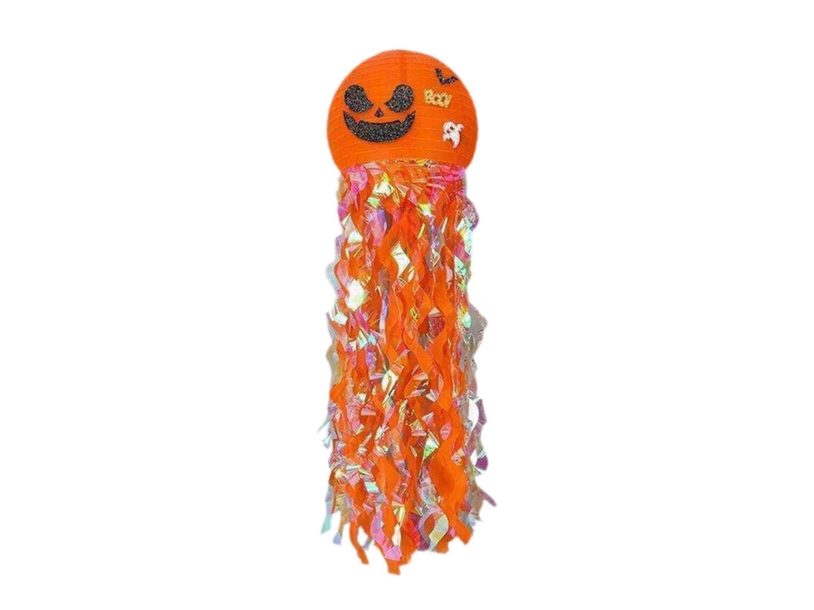 Farolillo de papel con medusas para chimenea, patio exterior, decoración colgante de Halloween Rosewell