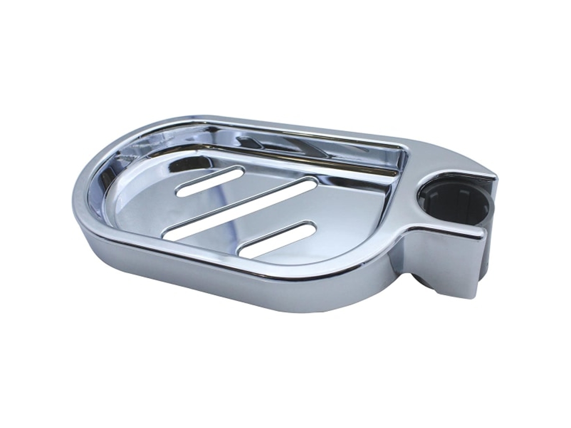 Jabonera CDQ para barra de ducha, compatible con barra de ducha de 22 mm Jortmrd