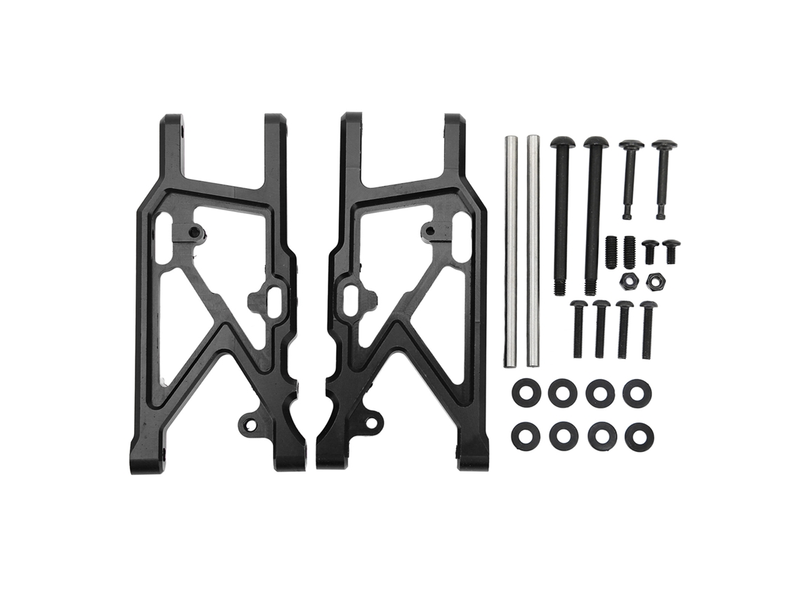 Ymsl Brazo Oscilante Inferior Trasero De Aluminio Para Arrma 1/7 1/8 Coches Rc Pieza De Mejora Suspensión Negra Hxl