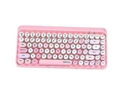 Teclado Bluetooth colorido para computadora, mini, flexible e inalámbrico, con 84 teclas. Nostalgia88