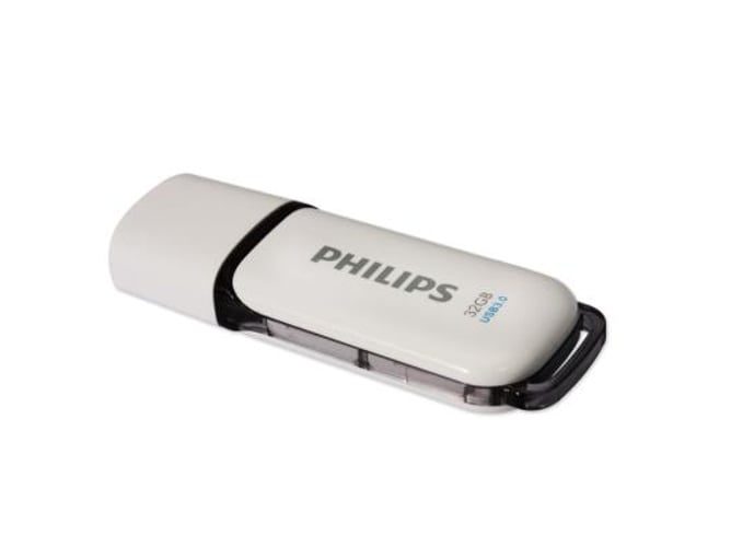 Pen Drive USB 3.0 PHILIPS 32 GB Snow Edition Gris