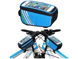 Bolsa de herramientas para el tubo superior de la bicicleta con cremallera, pantalla táctil, impermeable, ideal para ciclismo. USHION
