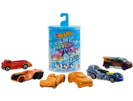 Coche HOT WHEELS Color Reveal 2Pk Sort. (Edad Mínima: 3 Años - 7,5 x 7,5 x 10 cm - Artículo Surtido)