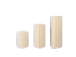 Soportes cilíndricos, patrones personalizables, adecuados para diversos eventos, altura 40, 60 y 80 cm.