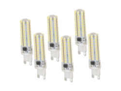 2026-6pcs Bombillas Led G9 Regulables 450lm 5w 100-120v 72leds Sustitución Para Iluminación Hogar